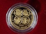 2017, Česká mincovna, zlatá medaile Dukát ČR 2017 karel Čapek, Au 0,986, 3,49g, náklad 200 ks, etue, certifikát