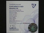Au 5 Dollars 2015 Maxipes Fík, Au 999, 3,49 g,  náklad 250 ks, etue, certifikát