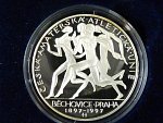 200 Kč 1997, 100. výročí běhu Běchovice - Praha, certifikát