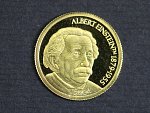 5 Dolar 2004, Albert Einstein, Au 0.999, 1,24 g.