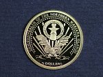 5 Dolar 2004, Albert Einstein, Au 0.999, 1,24 g.