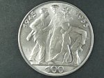 100 Kčs 1955b 10.výročí osvobození ČSSR, varianta signatury B