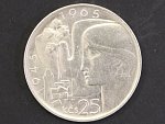 25Kčs 1965, 20. výročí osvobození Československa