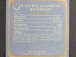 20 Euro 2008, Kaiserin Elisabeth westbahn, Ag 0.900, 20g_