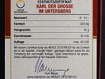 10 Euro 2010, Karl der grosse im untersberg, Ag 0.925, 17,30, etue a certifikát_
