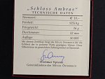 10 Euro 2002, Schlass Ambras, Ag 0.925, 17,30g, etue a certifikát_