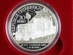 20 Euro 2009, Die Elektrifizierung der Bahn, Ag 0.900, 20g, etue a certifikát_