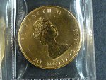 20 Dollars 1986 - 1/2 OZ  Au - Mapleleaf, kvalita b.k.