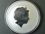 2 Dollars - 2 Oz (62,2700g)  Ag - Rok psa 2018, kvalita proof, Ag 999/1000, etue
