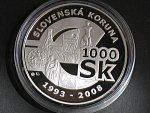 1000 Sk 2008 rozlúčka so slovenskou korunou