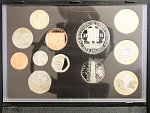 Sada mincí 2009 v proofu, kožená etue, certifikát_