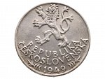 100 Kčs 1949, 700.výročí jihlavského horního práva