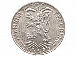 100 Kčs 1949, 70.výročí narození J.V.Stalina