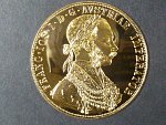 4 Dukát 1915 novoražba, Au 0.986, 13,96g