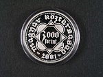 Stříbrný 3000 Forint 2001