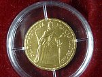 2003, Česká mincovna, zlatá medaile Dukát Marie Terezie, Au 0,986, 3,49g, náklad 500 ks, etue, certifikát