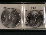 10 + 100 Forint 1981, F.A.O.