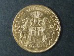 Hamburk 10 Mark 1879 J
