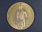 Bronzová medaile František Palacký, otec národa, medailer Karel Babka_