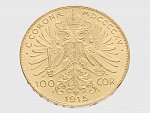 100 Koruna 1915 novoražba_