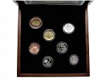 Proof sada 2019 v dřevěné etui + Ag žeton, číslované sady, náklad jen 1200 ks_