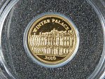100 Francs 2016 - Winter palace,  Au 0,999, 0,5g, průměr 11 mm