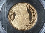 Au Medaile b.l. - Největší osobnosti českého národa - Karel IV., Au 0,585, 19 mm, 2 g, kapsle