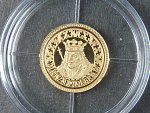 Au medaile z cyklu Největší češi - Jiří z Poděbrad, Au 0,585, 0,50g, etue