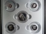 The Silver Sovereign Five Coin Set, 2019 proof, Ag 0.999, 69.87g, certifikát, etue