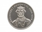 200 Zlotých 1980, hrabě Kazimír I., 17,6g, 0.750 Ag, 33mm, náklad 12,000ks_
