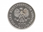 200 Zlotých 1980, hrabě Kazimír I., 17,6g, 0.750 Ag, 33mm, náklad 12,000ks_