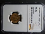 10 Koruna 1893 KB NGC MS 63