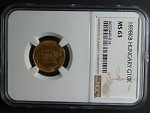 10 Koruna 1898 KB NGC MS 63