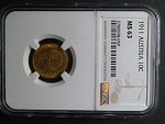 10 Koruna 1911 NGC MS 62