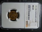 10 Koruna 1894 KB NGC MS 63