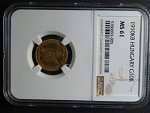 10 Koruna 1910 KB NGC MS 61