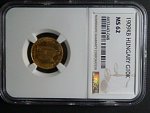 10 Koruna 1909 KB NGC MS 62