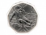 5 Euro 2005 100 let lyžování, v kartě, Ag 0.800, 10g_