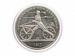 20 Euro 2017 G, Běžkostroj Karla Draise, 0.925 Ag, 18g