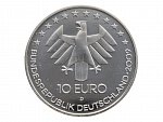 10 Euro 2009 D, 100 výročí Mezinárodní letecké výstavy, 0.925 Ag, 18g