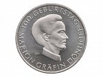 10 Euro 2009 J, 100. výročí Maion Gräfin Dönhoff, 0.925 Ag, 18g