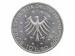 10 Euro 2009 J, 100. výročí Maion Gräfin Dönhoff, 0.925 Ag, 18g