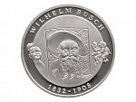 10 Euro 2007 D, Wilhelm Busch, 0.925 Ag, 18g_
