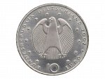 10 Euro 2002 F, Přechod k měnové unii Euro, 0.925 Ag, 18g_