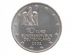 10 Euro 2002 J, výstava Documenta v Kasselu, 0.925 Ag, 18g