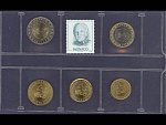 Monako mini sada 10, 20, 50 c, 1, 2 Eur