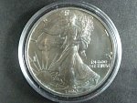 1 $ 1990 Liberty, 1 OZ Ag
