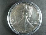 1 $ 1991 Liberty, 1 OZ Ag