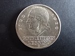 5 Reichsmark 1929 J Gotthold Ephraim Lessing, J.336