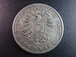 Bayern, Ludwig II (1864-1886), 5 Mark 1875 D, J. 42, KM. 896